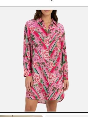 johnny was vesna mini dress Johnny Was Vesna Floral Puff Sleeve Silk Dress